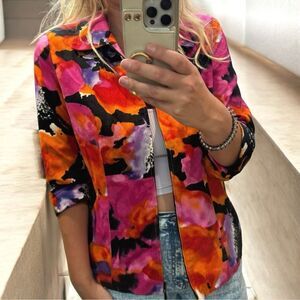 Beautiful Vintage Laura Ashley Floral Jacket Small